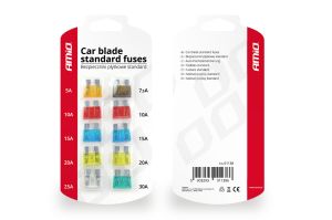 Autopoistky nožové - 10ks blister Standard