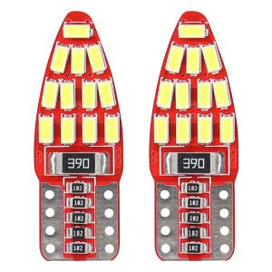 LED žiarovky CANBUS 24SMD 3014 T10e (W5W) White 12V