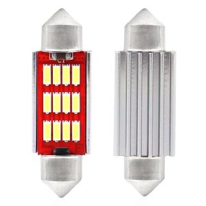 LED žiarovky CANBUS 4014 12SMD Festoon C5W C10W C3W 39mm White 12V/24V