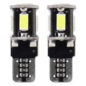 LED žiarovky CANBUS 5SMD 5730 T10 (W5W) White
