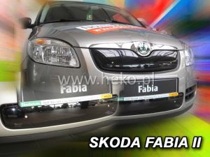 Zimná clona masky dolného chladiča - Škoda Fabia, 2006-10 / II. gen., pred Faceliftom