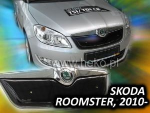 Zimná clona masky horného chladiča - Škoda Roomster, 2010-15 / po facelifte