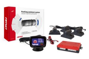 Parkovací asistent LED-GRAF 4-senzorové čierne TRUCK 19mm