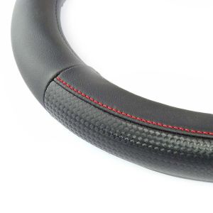 Poťah volantu SWC-28-M (37-39cm) - červené obšívanie