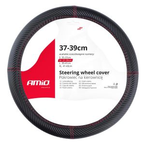 Poťah volantu SWC-38-M (37-39cm) - carbon
