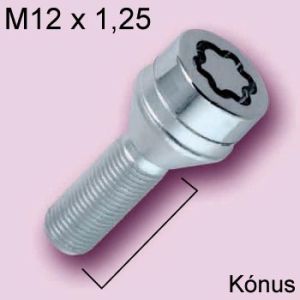 27169SU - M12x1,25 - 60° - 30,5 mm - 19