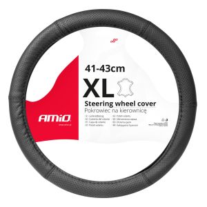 Poťah volantu Leather Series SWC-51-XL (41-43cm) - prešívaný