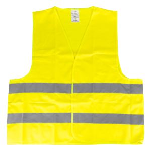 Výstražna vesta s certifikátom - žltá - XXXL