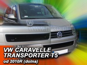 Zimná clona masky chladiča - VW Caravelle, 2009-15 / VW Transporter, 2009-15 / T5 (GP), DOLNÁ