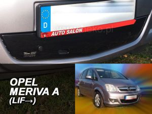 Zimná clona masky chladiča - Opel Meriva, 2006-10 / I. gen. po facelifte