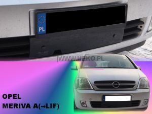 Zimná clona masky chladiča - Opel Meriva, 2003-06 / pred faceliftom