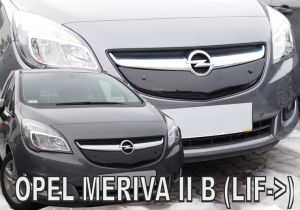 Zimná clona masky chladiča - Opel Meriva, 2014-17 / horná, II. gen. po facelifte
