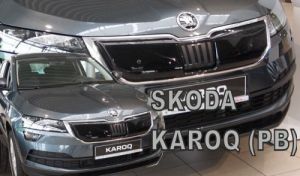 Zimná clona masky chladiča - Škoda Karoq, 2017-22 / horná, benzín - pred facelift