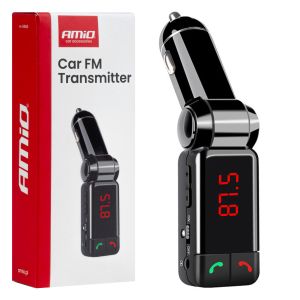 FM transmitter 2×USB + Mic / 12V - 24V - 04650