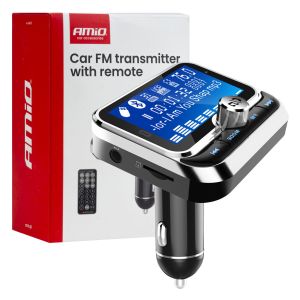 FM transmitter 2×USB + Do + Aux + SD / 12 - 24V - 04657