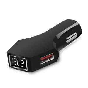 Kolík autozapaľovača s 2x USB - 4200 mA - LED display