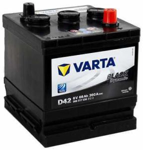 Black Dynamic D42 - 6 V - 66 Ah - 360 A / + vpravo 