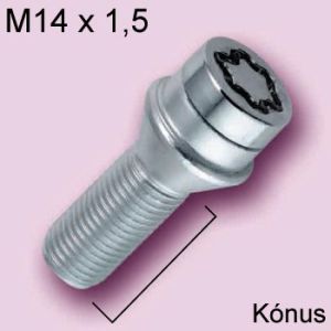 27000SU - M14x1,5 - 60° - 31,0 mm - 19