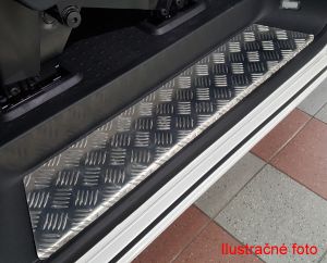 Nášlapy - hliníkové zadné pre VW Caravelle / Multivan Trasporter, 2003-15 / T5, T6, T6.1