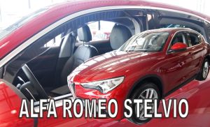 Deflektory komplet 4 ks - Alfa Romeo Stelvio, 2017-