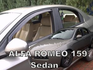 Deflektory komplet 4 ks - Alfa Romeo 159, 2005-12 / sedan