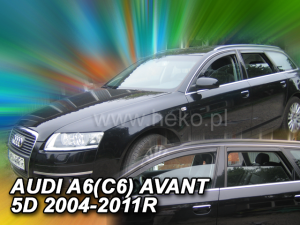 Deflektory komplet 4 ks pre AUDI A6, 2004-11 / kombi