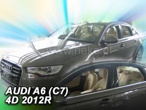 Deflektory komplet 4 ks pre AUDI A6, 2011-18 / sedan