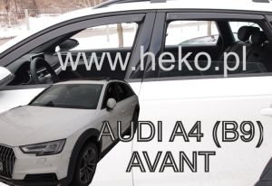Deflektory komplet 4 ks - Audi A4, 2015-25 / (B9) Avant / Allroad