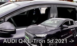 Deflektory komplet 4 ks - Audi Q4 E-Tron, 2021-