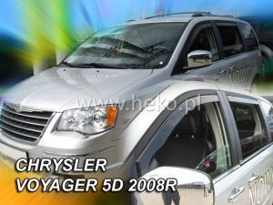 Deflektory predné - Chrysler Grand Voyager, 2008-