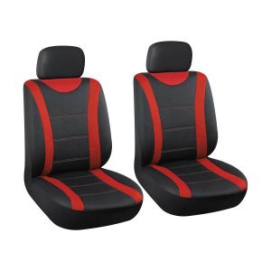 Autopoťahy čierno-červené - predné