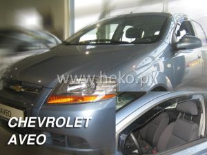 Deflektory predné - Chevrolet Kalos, 2004-08 / hatchback 5-dver.