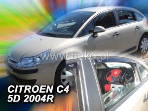 Deflektory komplet 4 ks pre CITROEN C4, 2004-10