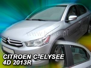 Deflektory komplet 4 ks - Citroen C-Elysee, 2012-20 / 4 dv.