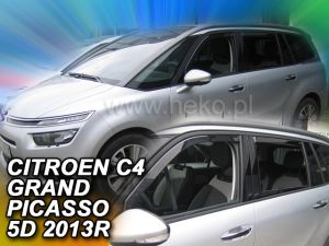Deflektory komplet 4 ks - Citroen Grand C4 Picasso, 2013-18 / Grand C4 SpaceTourer, 2018-22