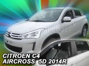 Deflektory komplet 4 ks - Citroen C4 Aircross, 2012-17