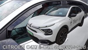 Deflektory komplet - Citroen C4, 2020-