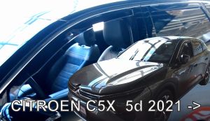 Deflektory komplet 4 ks - Citroen C5 X, 2021-25