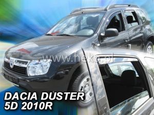 Deflektory komplet 4 ks pre DACIA Duster, 2010-18