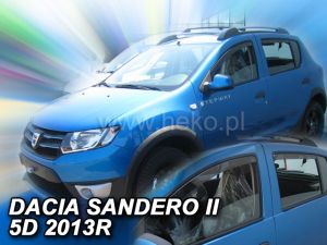 Deflektory komplet 4 ks pre DACIA Sandero, 2013-20