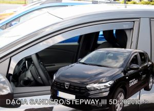 Deflektory predné - Dacia Sandero, 2020- / vrátane Stepway