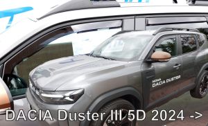 Deflektory komplet pre Dacia Duster, 2024-