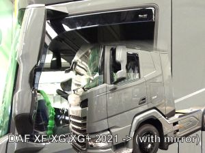 Deflektory - DAF XF / XG / XG+, 2021- / EU verzia bez kamier