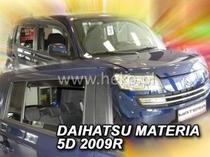 Deflektory komplet 4 ks pre DAIHATSU Materia, 2006-13