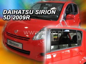 Deflektory komplet 4 ks pre DAIHATSU Sirion, 2005-15