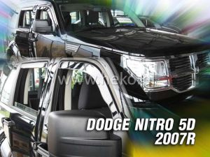 Deflektory komplet 4 ks pre DODGE Nitro, 2007-11