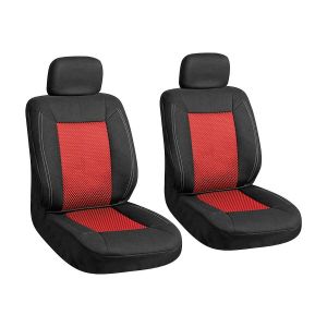 Autopoťahy čierno-červené - predné