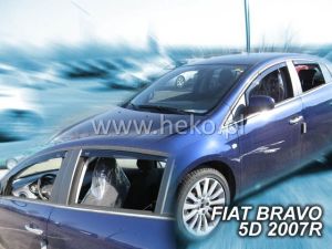 Deflektory komplet 4 ks pre FIAT Bravo, 2009-15