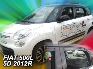Deflektory komplet 4 ks - Fiat 500L, 2012-22