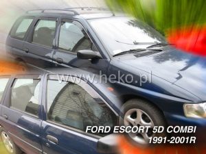 Deflektory komplet 4 ks pre Ford Escort, 1990-01 / kombi, 5-dver.
